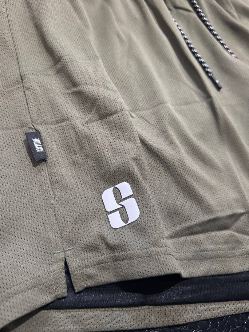 新品‼︎Nike サブリナ　バスパン XLサイズ リバーシブル　黒×オリーブカラー