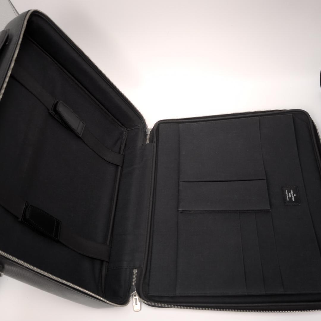 良品✨ルイヴィトン ビジネスバッグ タイガ レザー グレー HC