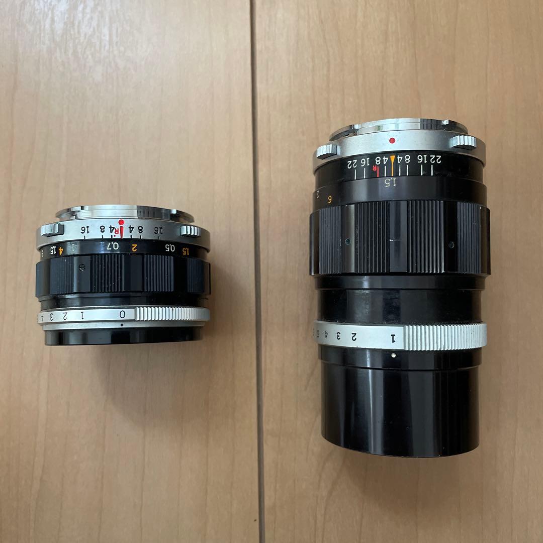 オリンパスPEN花文字と2レンズ