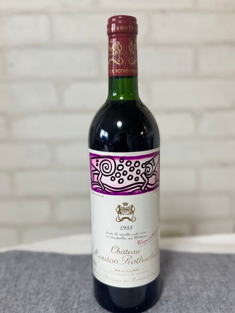 シャトー ムートン ロートシルト 1988 ロスチャイルド ボルドー 赤ワイン