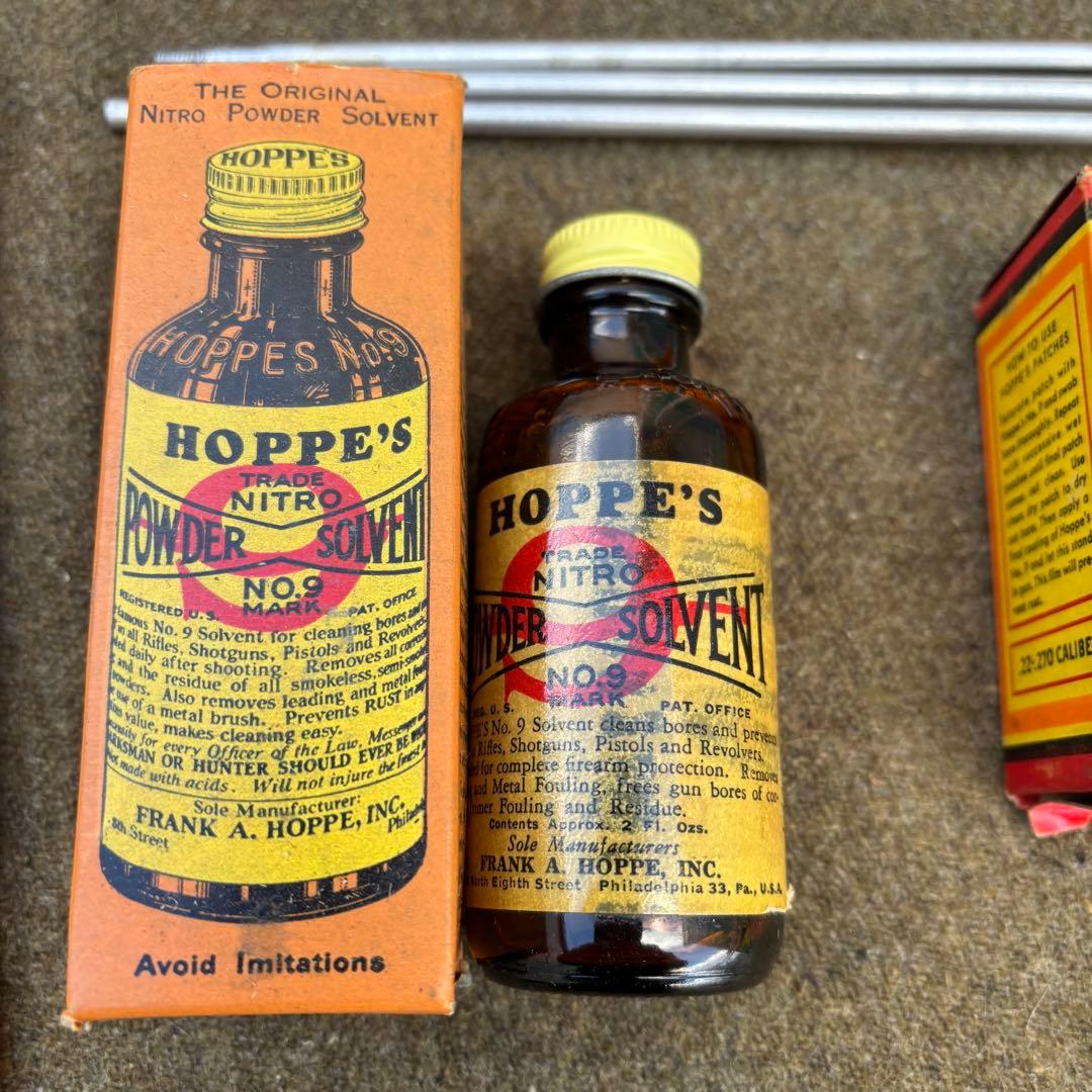 USA VINTAGE HOPPE'S GUN クリーニングセット メタルケース