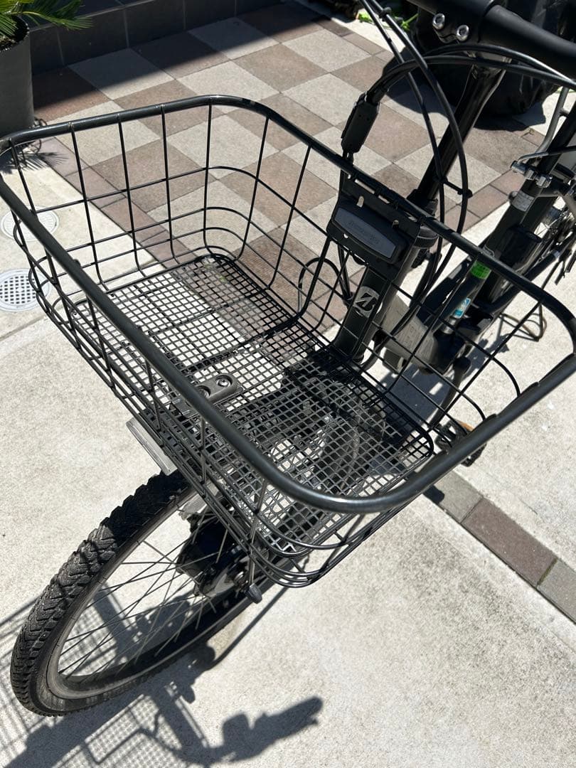 ブリジストン ステップクルーズ 電動アシスト自転車 前カゴ付き 広島