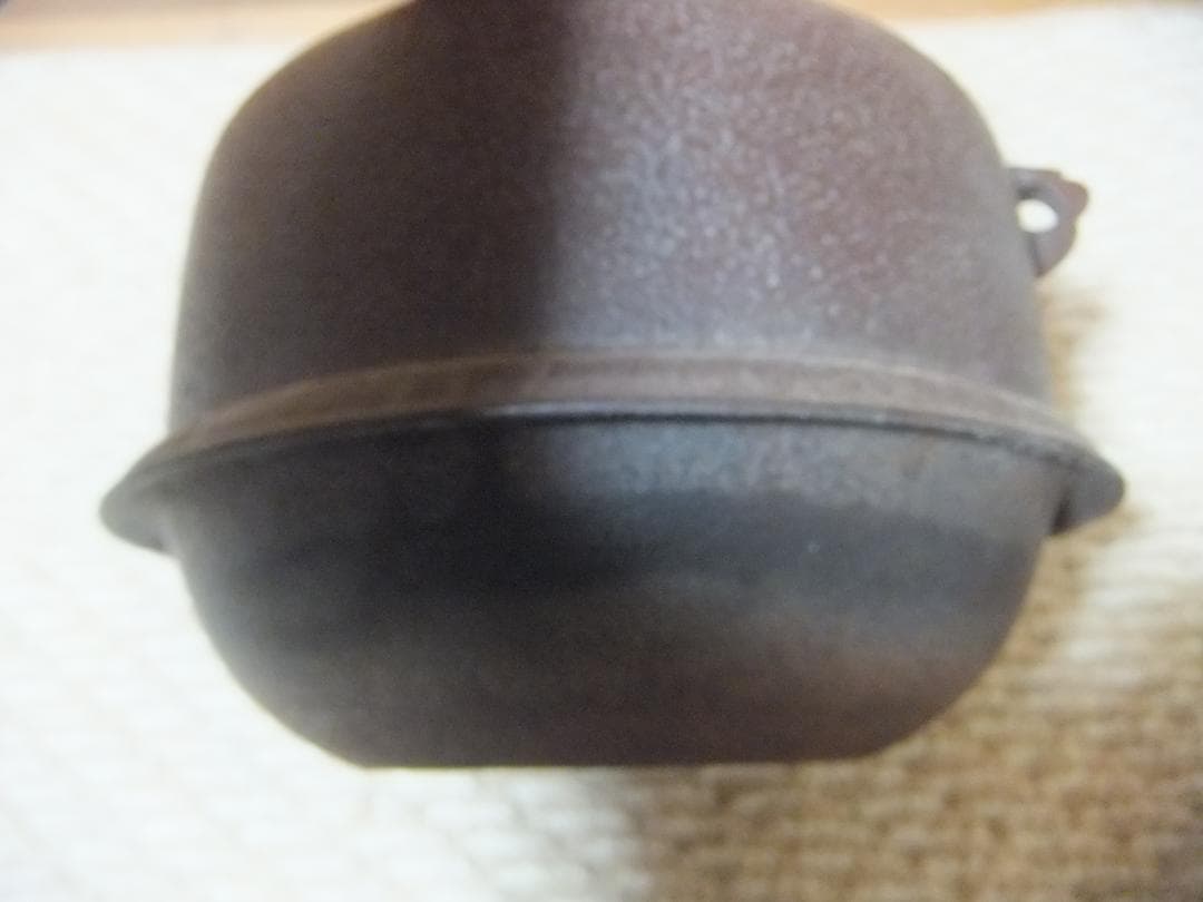 菊池政光　丸形釜　茶道具　中古（本文よく読んでから購入して下さい)