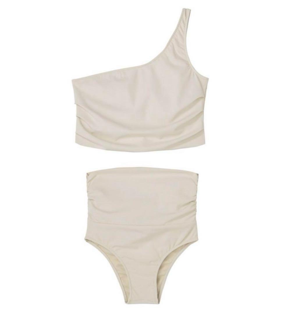 ETRE TOKYO サイドタックワンショルダースイムウェア