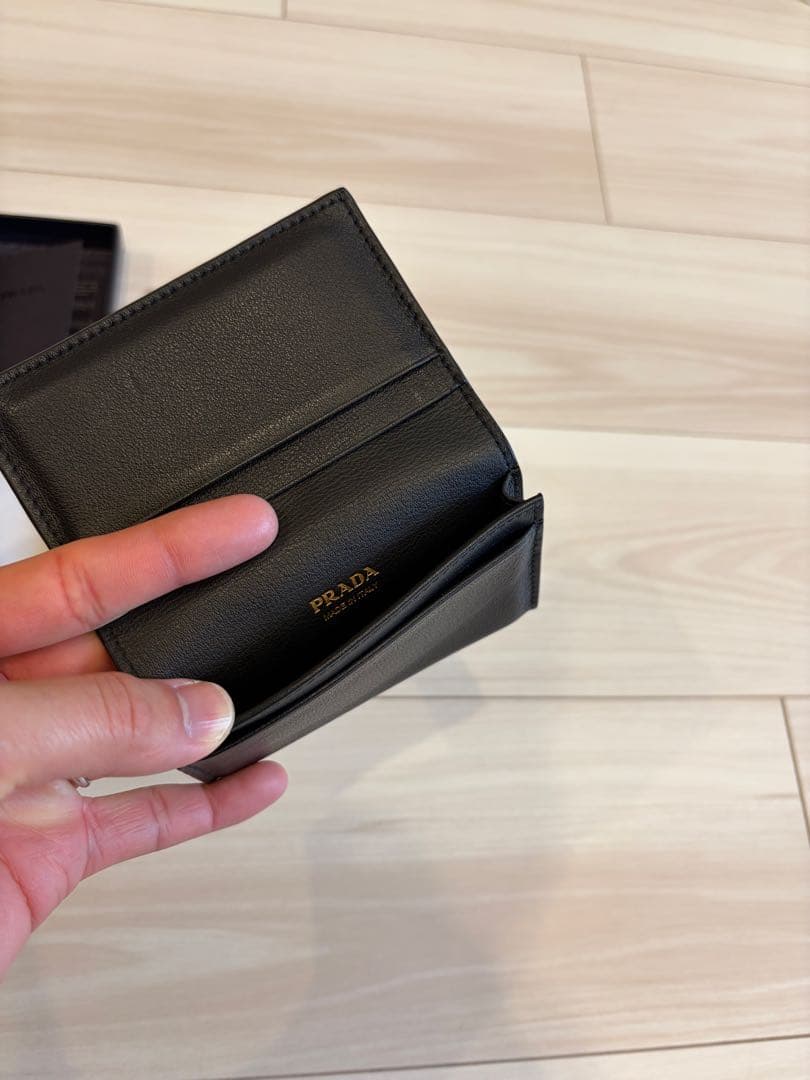 【正規品認定書付き】PRADA ソフトグレイン 名刺入れ