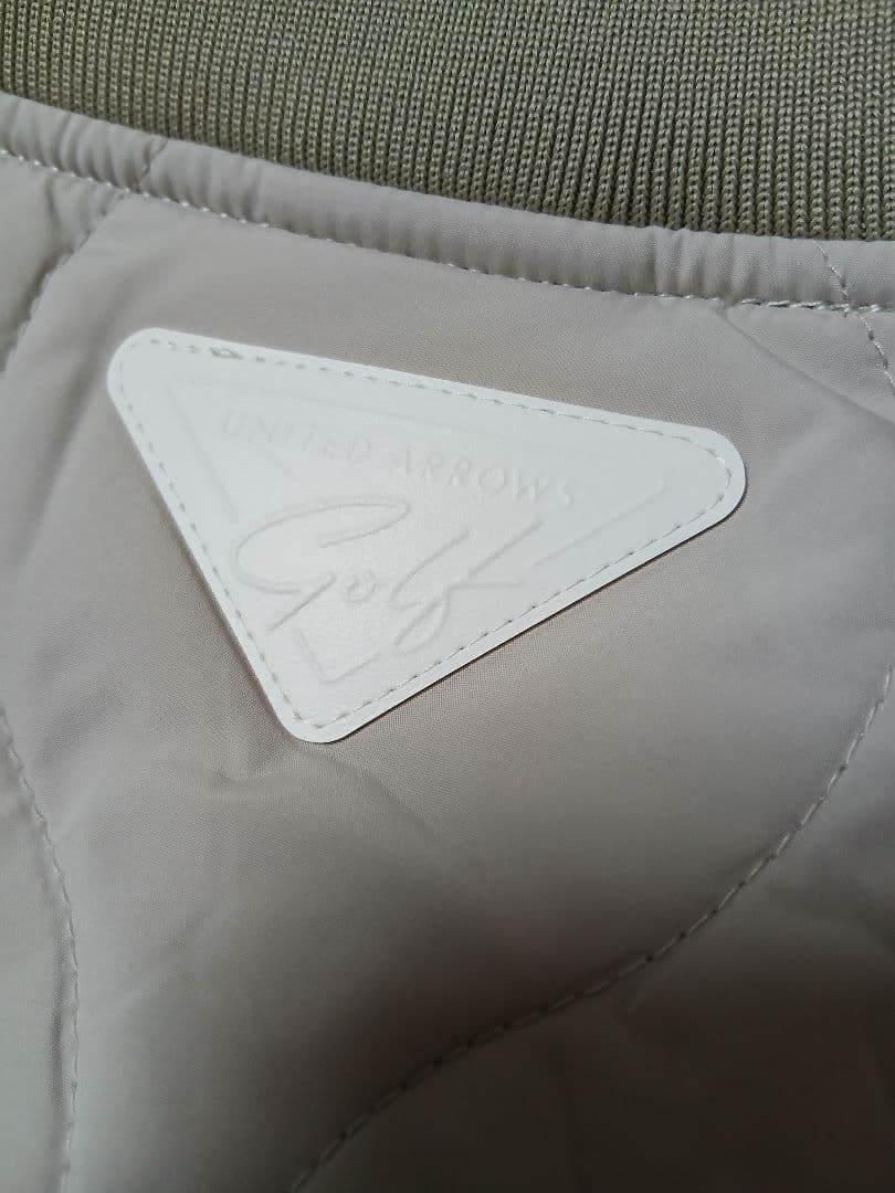 美品/UNITED ARROWS GOLF キルティングジャケット プルオーバー