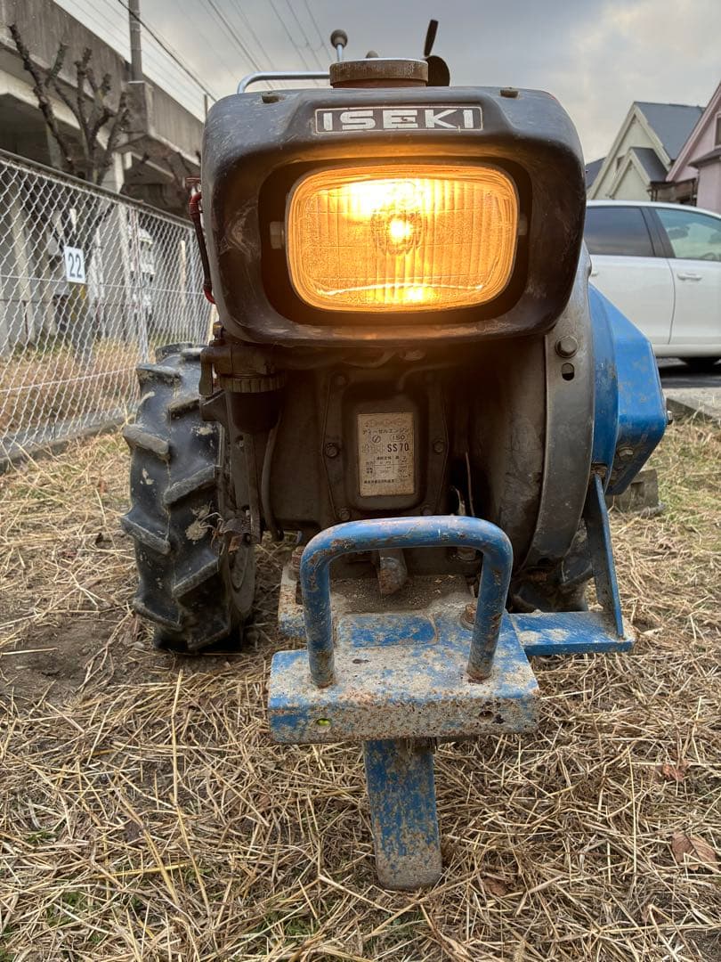 ISEKI SS70C−G耕運機7馬力￼ディーゼル エンジン青/赤 動作確認済み