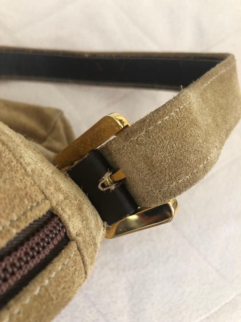 LOEWE ロエベ　ヴィンテージ　スエード　ショルダーバッグ　アナグラム