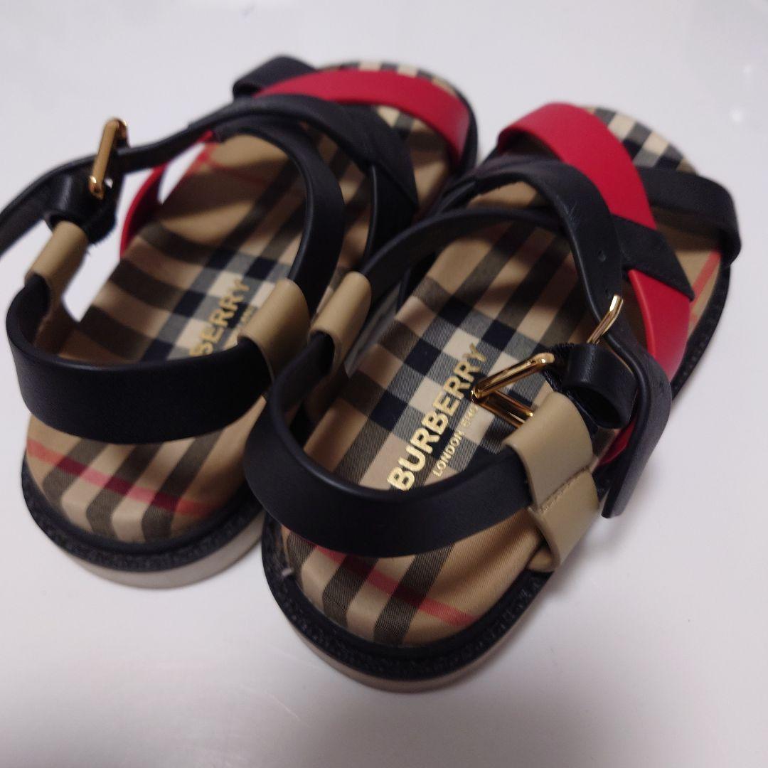 BURBERRY ストラップサンダル 18.5cm