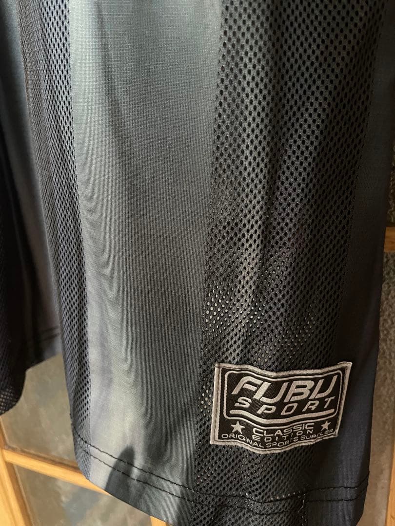 90s FUBU グラデーション　ゲームシャツ　ホッケーシャツ　XL