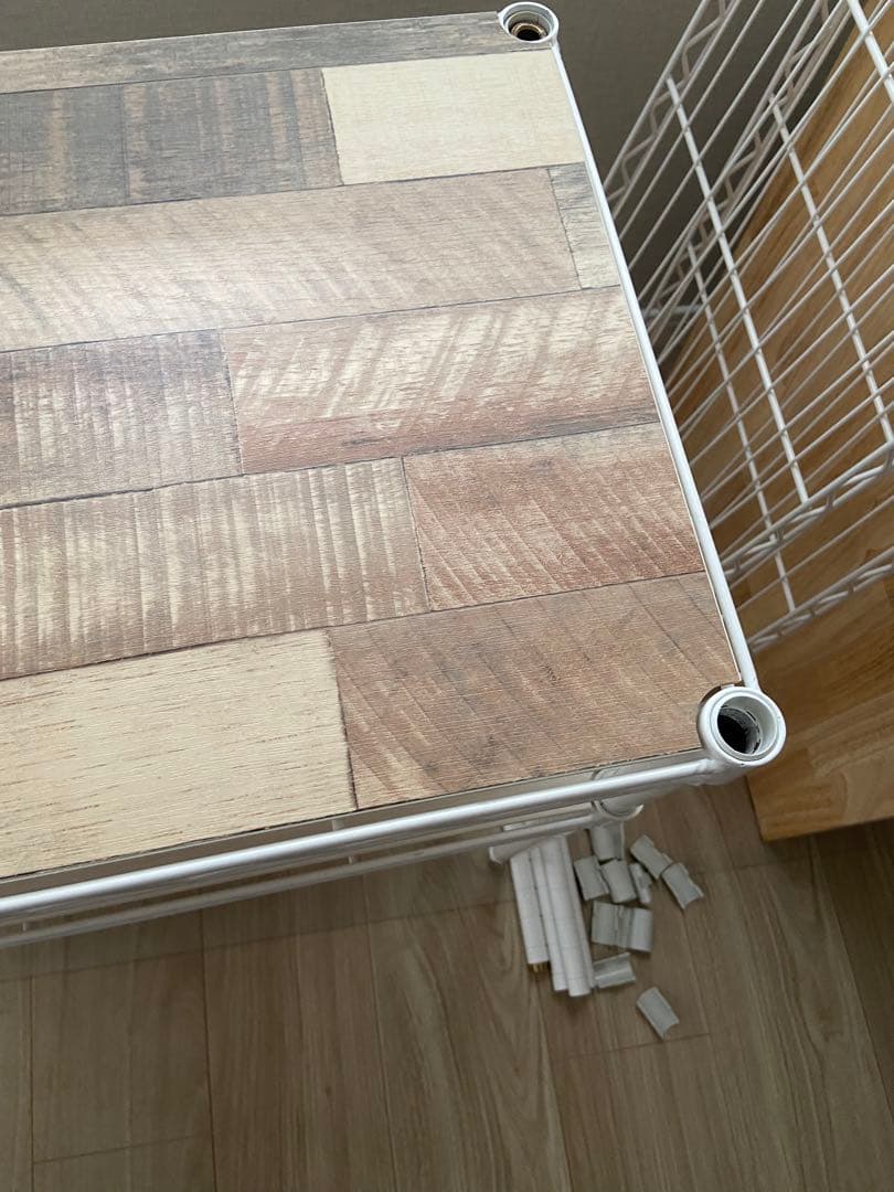 4段　メタルラック ボード付き　IRIS OHYAMA