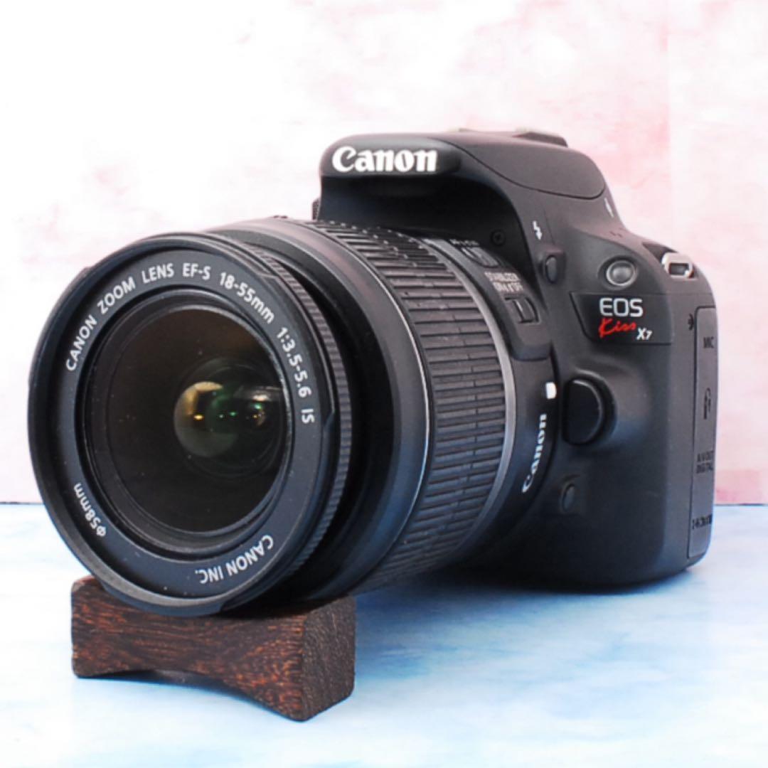 Canon Kiss X7✨手ぶれ補正✨バッグ＆ミニ三脚✨一眼レフカメラ