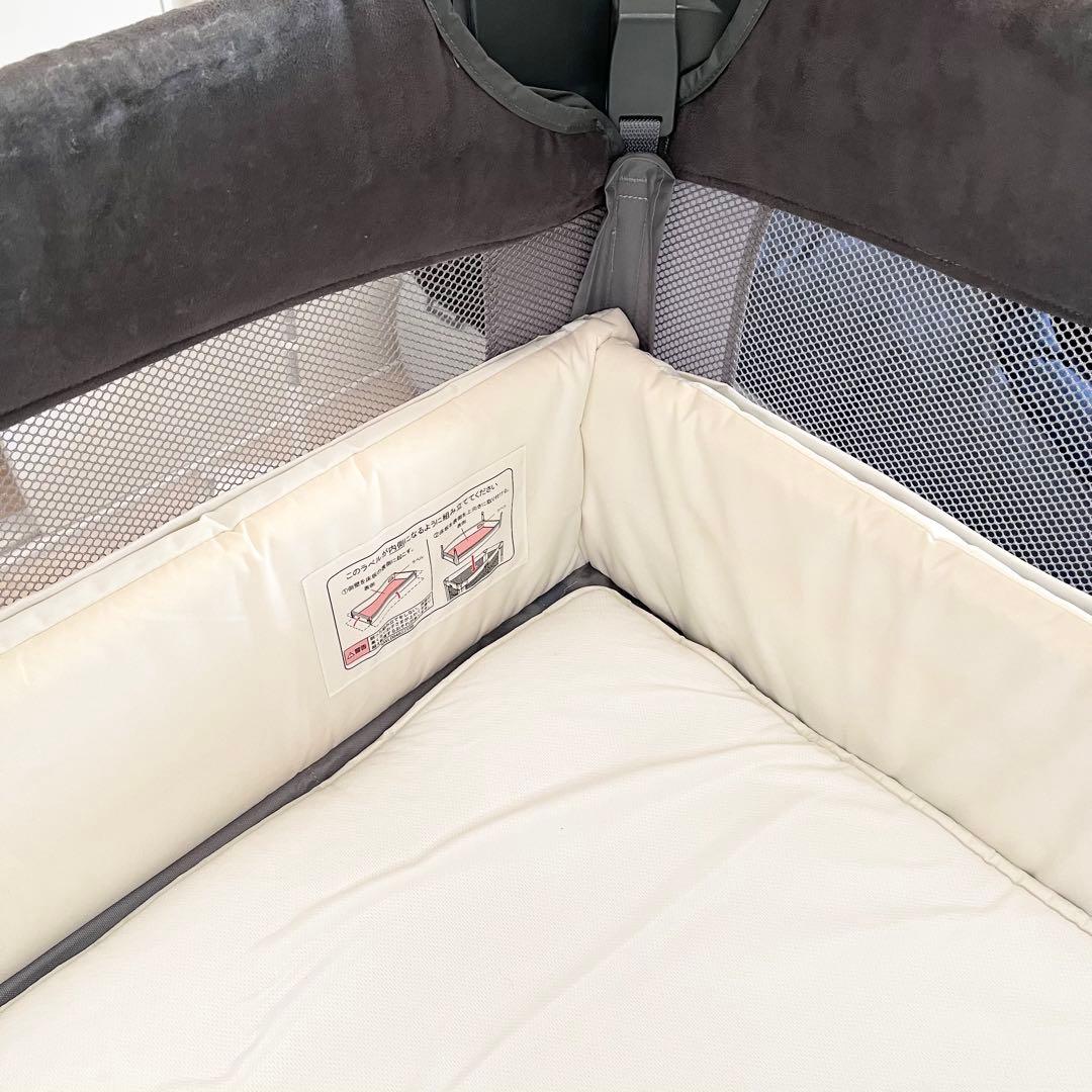 【送料無料】Aprica ココネルエアープラスAB ベビーベッド マットレス付き