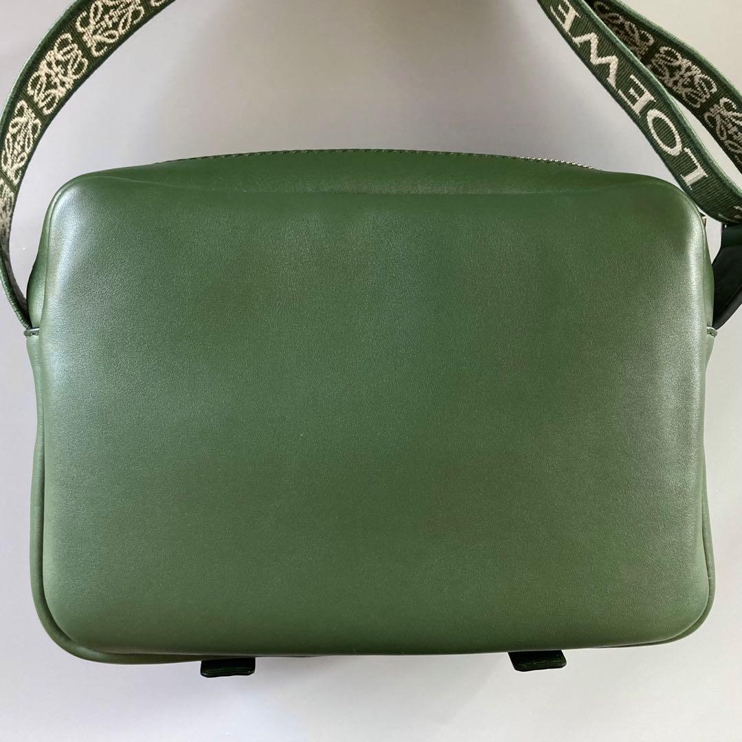 美品 LOEWE ロエベ ミリタリー メッセンジャーバッグ ショルダーバッグ