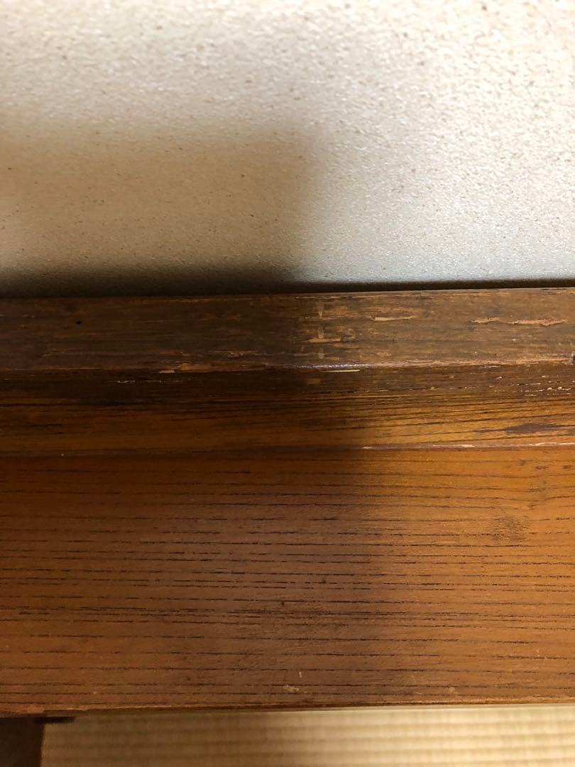 総ケヤキ 座卓　天板厚さ約3㎝❗️別注品❗️送料8,600円込み‼️