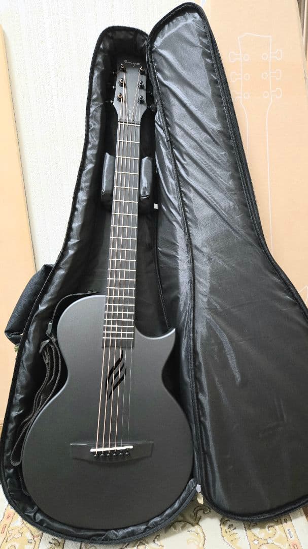 アコースティックギターENYA NOVA GO/BK ギターケース付き