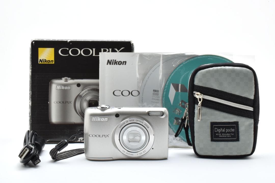【極美品】NIkon COOLPIX L26 シルバー　ほぼ新品！