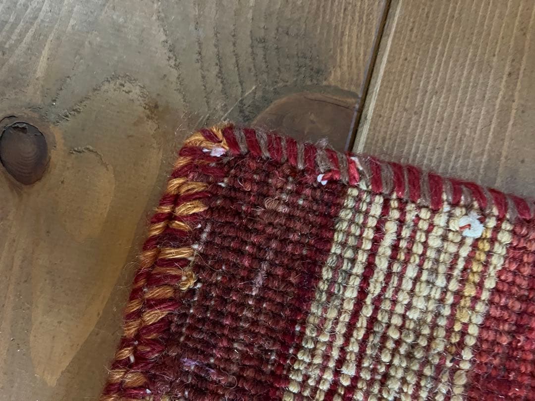 ギャッベ ペルシャ絨毯 86x60cm ギャベ 玄関マット 手織り ラグ 絨毯