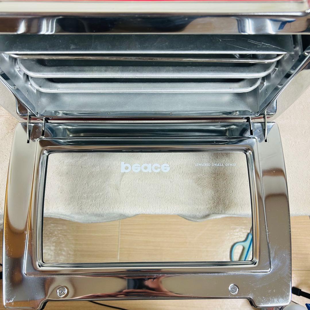 【未使用級美品】peace 851 ガスオーブン ピーステンピ　天火オーブン　赤