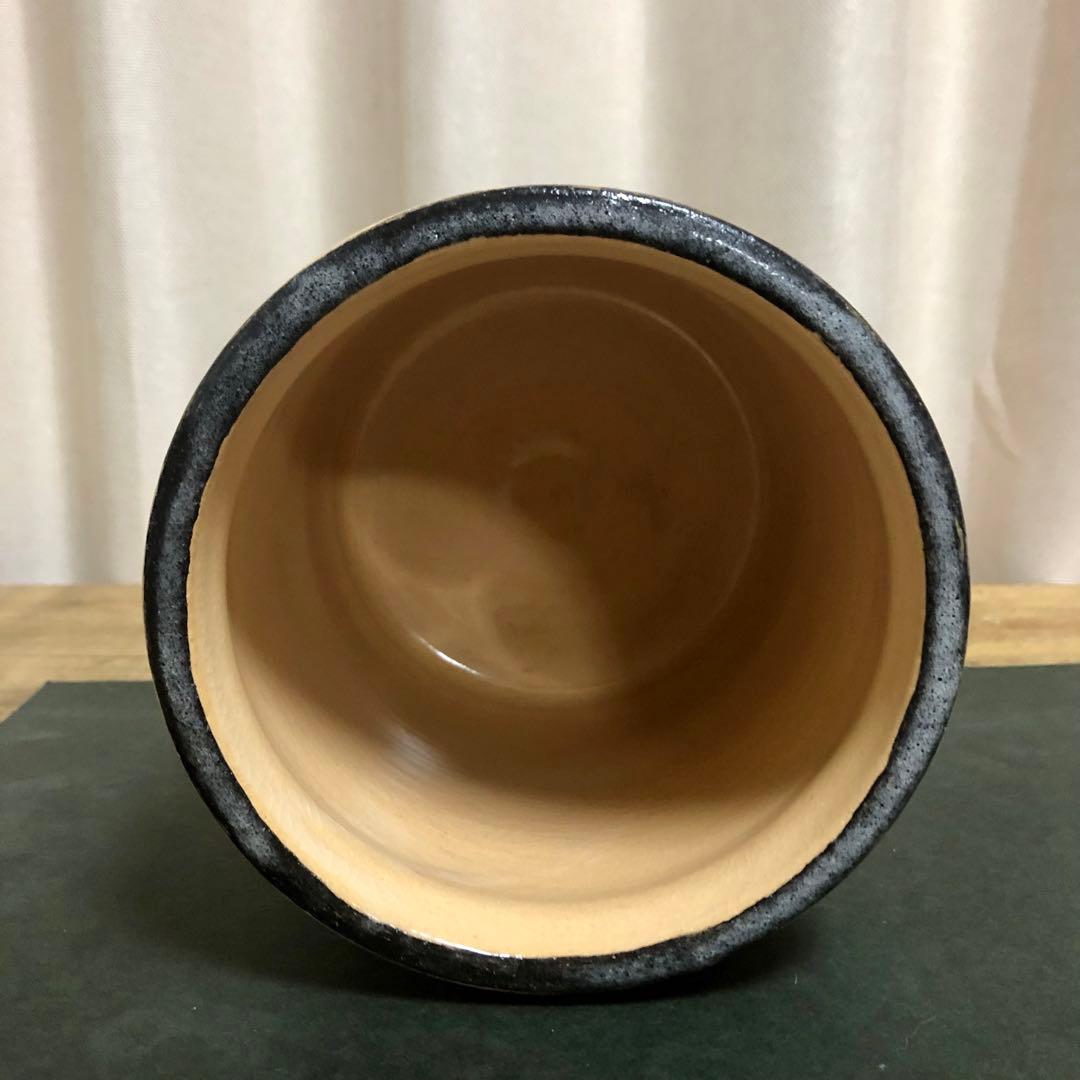 萬福堂 吉村楽入 紅毛写水指 共箱 茶道具 オランダ写