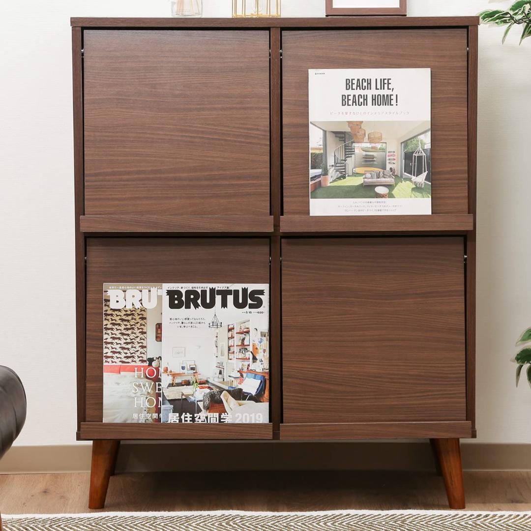 モダン 多機能 ディスプレイラック 見せる収納