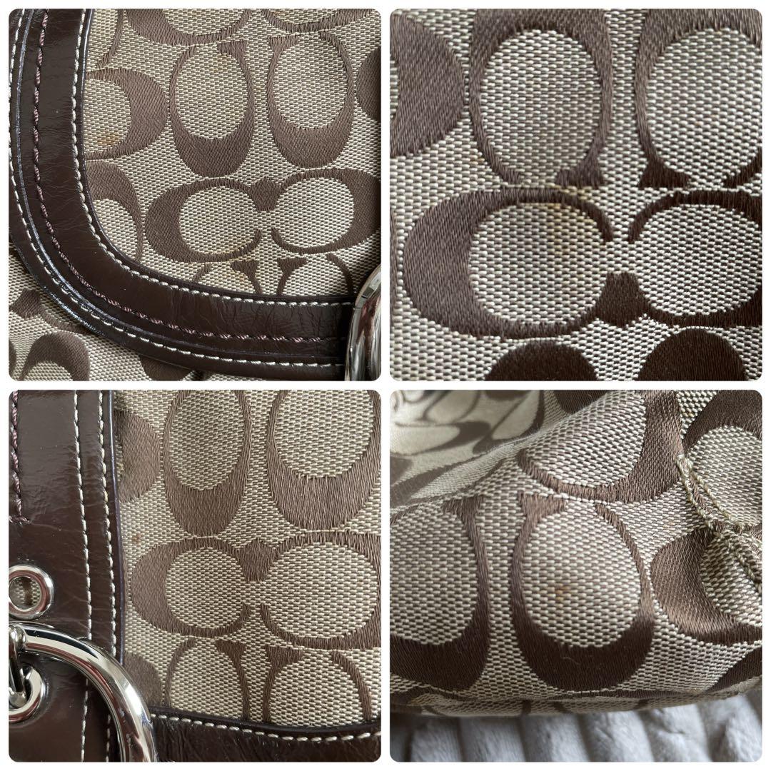 【COACH】ショルダーバッグ SOHO ソーホー シグネチャー　y2k