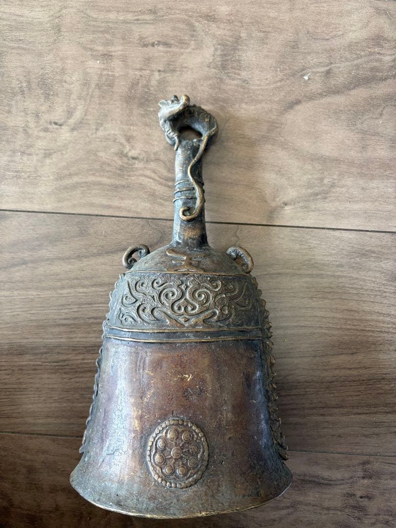 吊鐘，古道具，古銅製，時代物