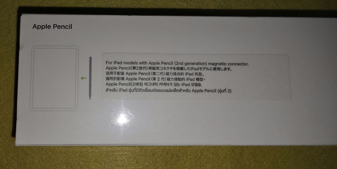 2025年9月購入　未開封　新品　Apple Pencil　(第2世代)