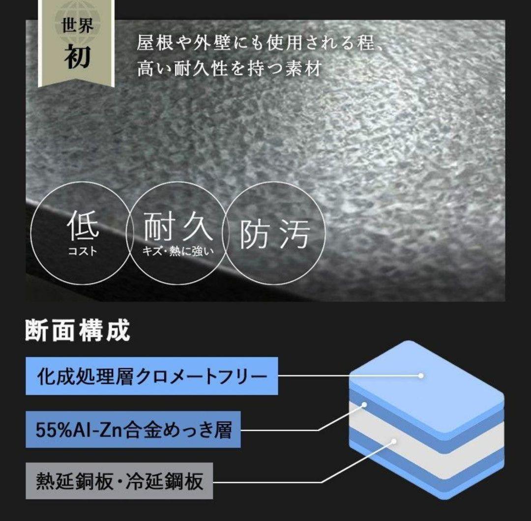 【ガルバリウム鋼板使用】ラック スチールラック メタルラック 幅120cm 4段