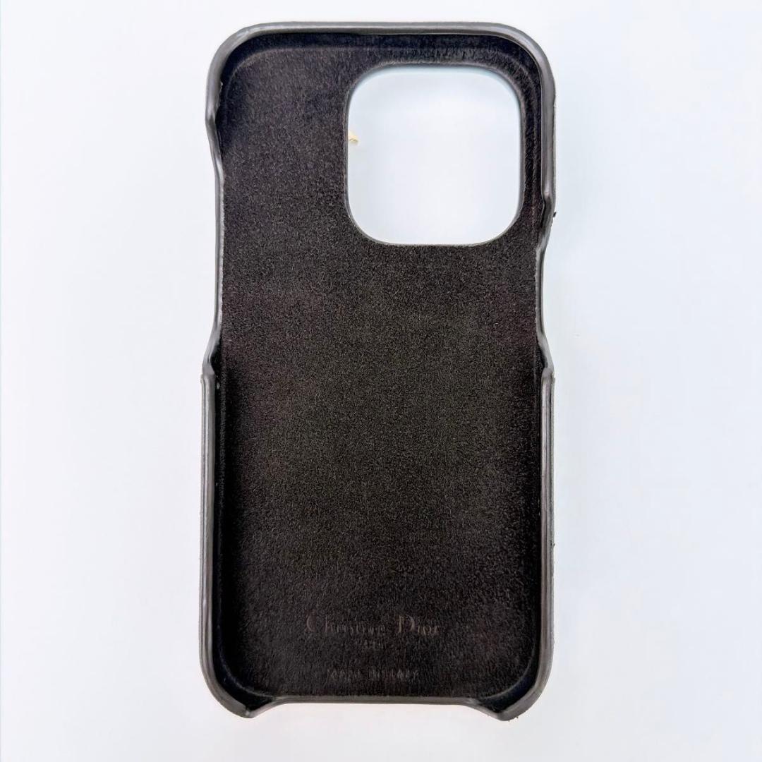 Dior ディオール カナージュ iPhone15Pro スマホケース ブラック