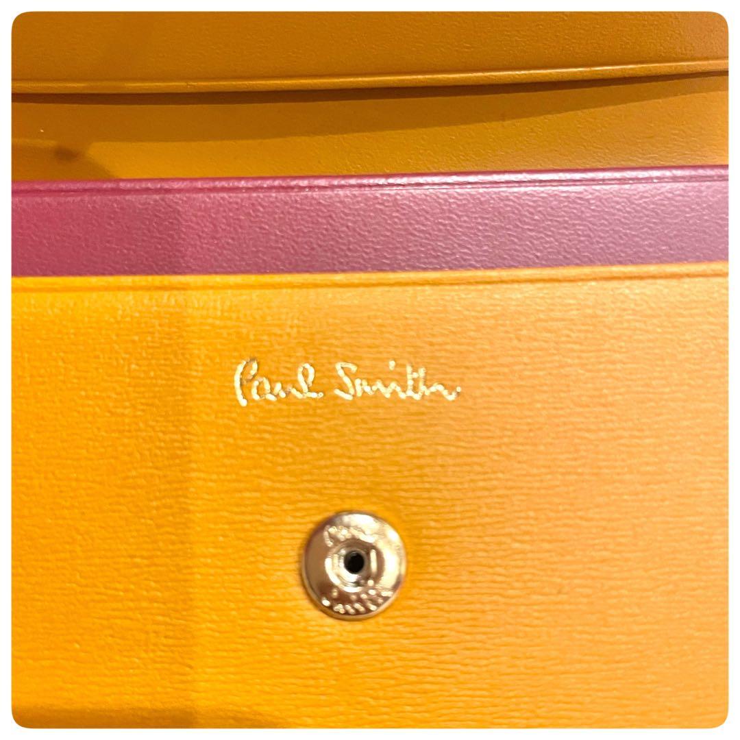 新品未使用✨箱付き　ポールスミス　カードケース　ベージュ　Paul Smith