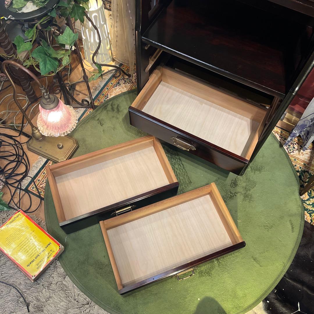 ヴィンテージ ニチハン　アンティークPT ３DR 　キャビネット　昭和レトロ