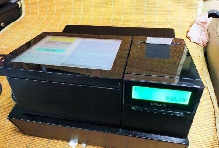 カシオレジスター　V-R200　タッチ操作設定無料Android　353505n