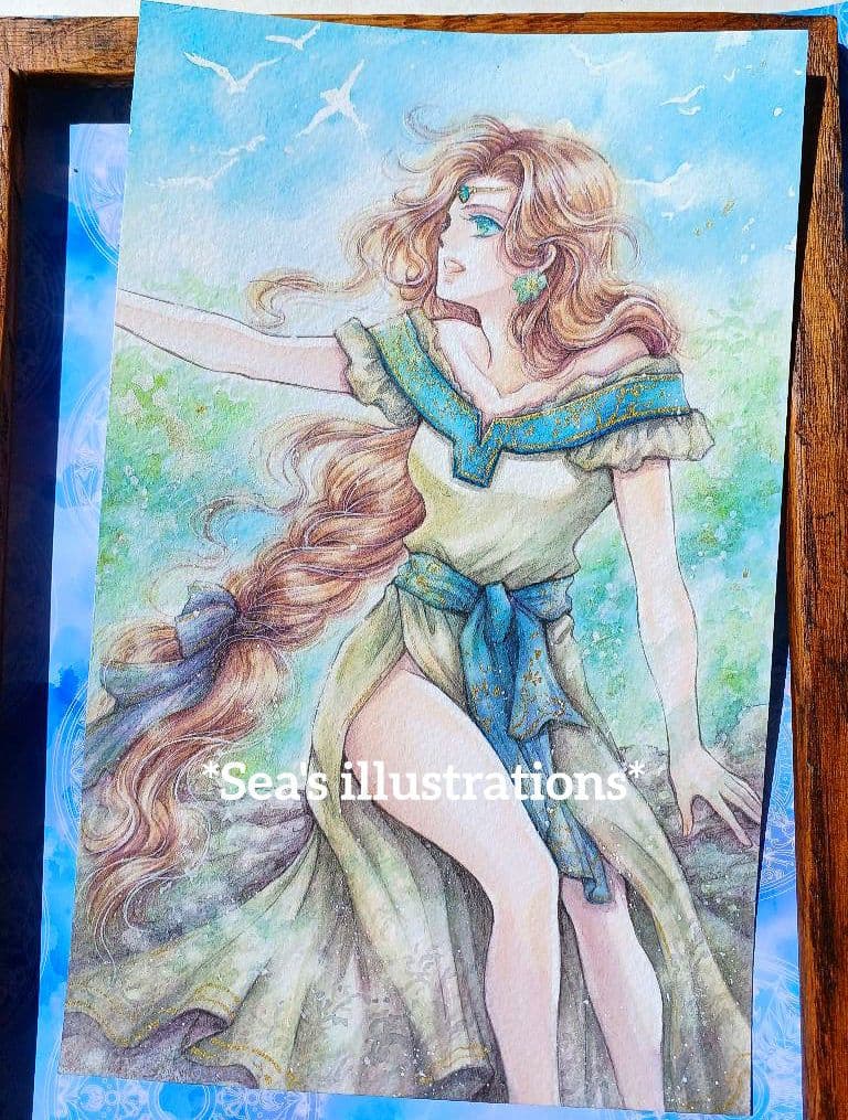 ◇春の女神◇手描きイラスト