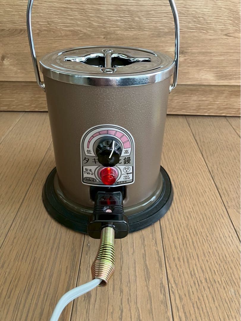 みや【新品未使用】タキイ和裁電化鏝 ランプ付 和裁コテ タキイ製 鏝２本付