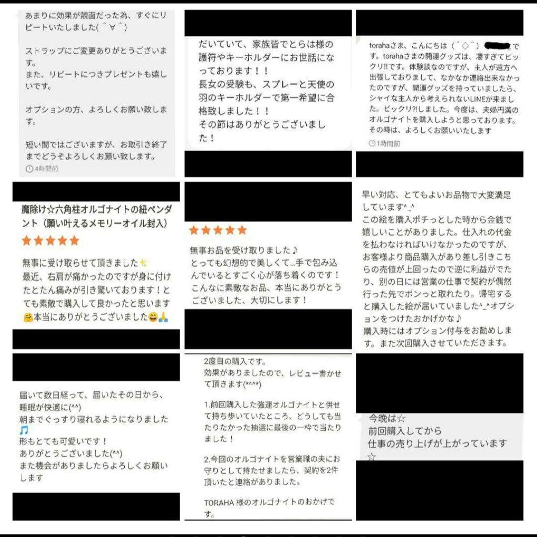 生命力UP☆宝珠オルゴナイト②（願い叶えるメモリーオイル封入）