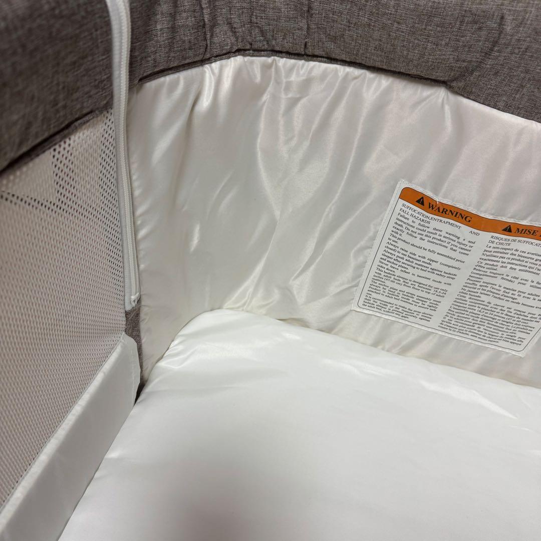 17日までの価格！　ベビーベッド 添い寝 折りたたみ ハイローベッド 調節可能