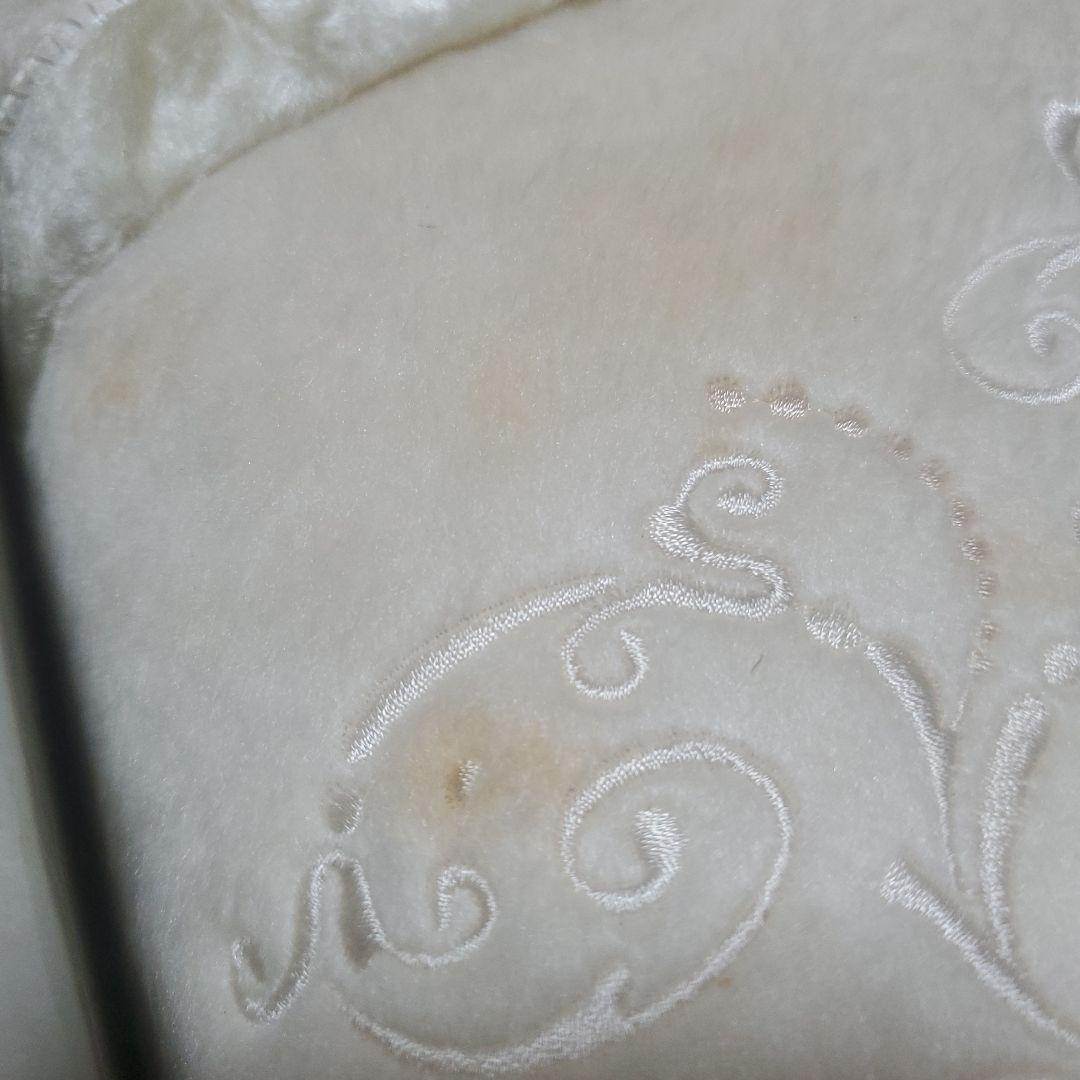 FRANCK MICHEL絹100%毛布 2枚組アイボリー