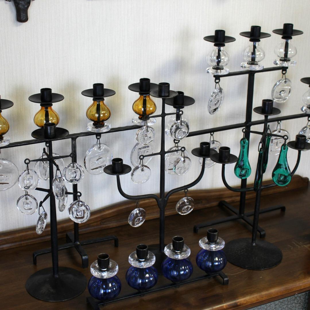 【超貴重】エリックホグラン　激レアカラー・完璧な刻印・初期型　キャンドルスタンド