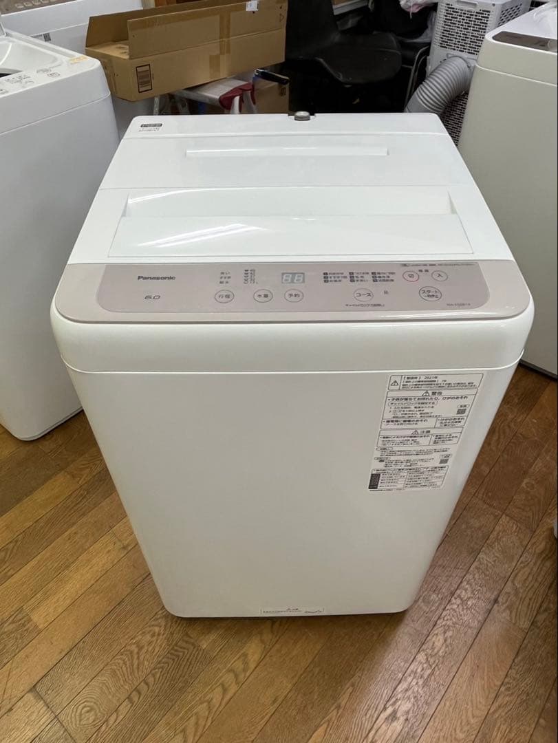 6.0kg Panasonic 2021年 NA-F60B14 縦型洗濯機