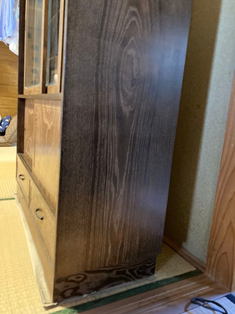 水屋箪笥　茶箪笥　飾り棚　昭和レトロ