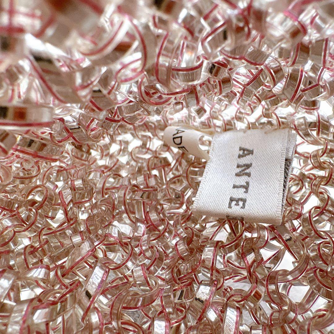 【美品】希少 廃盤カラー アンテプリマ スクエア ミディアム ピンクシルバー