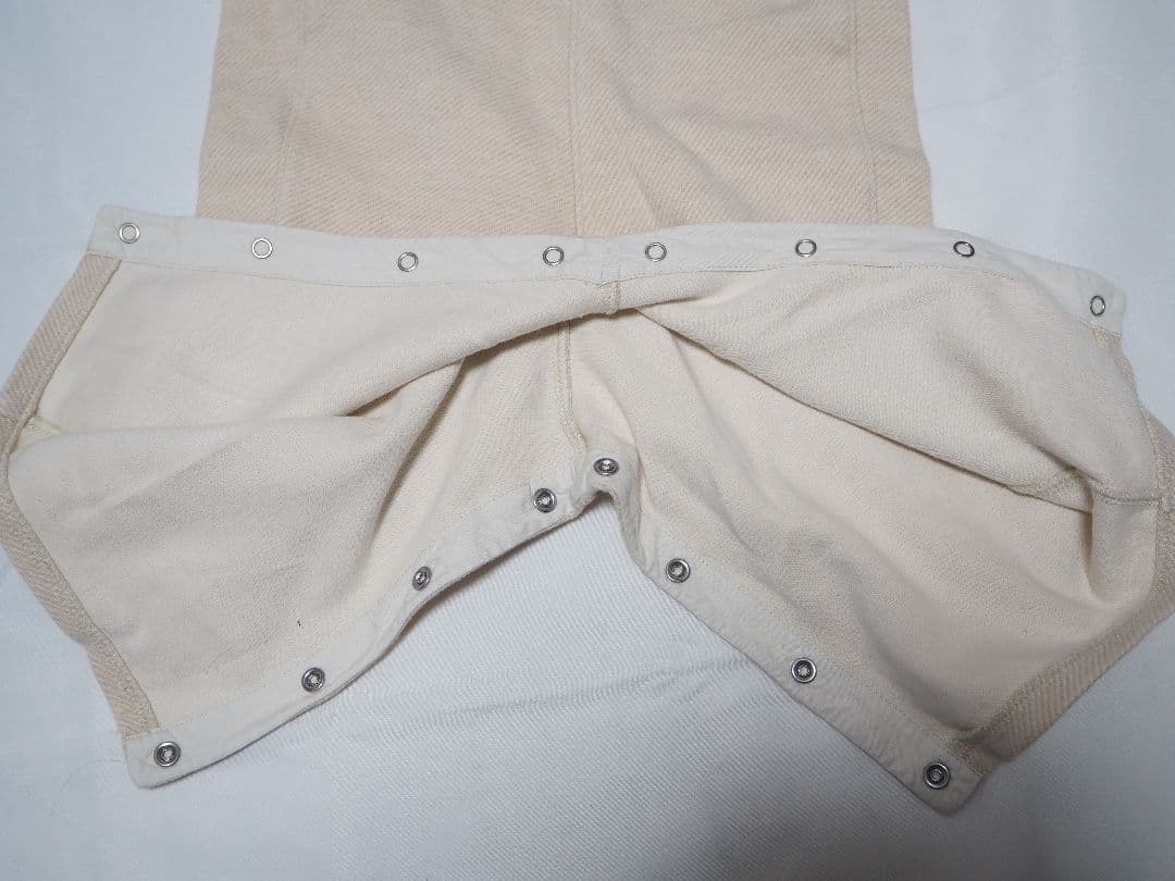 ファミリア サロペット ロンパース オーバーオール ベージュ ブルー 70