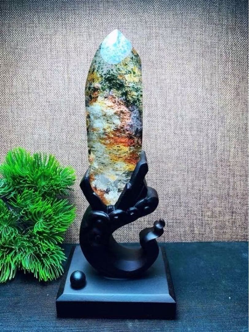 ⭐︎【極上品】天然 ガーデン クォーツ 置物 232g