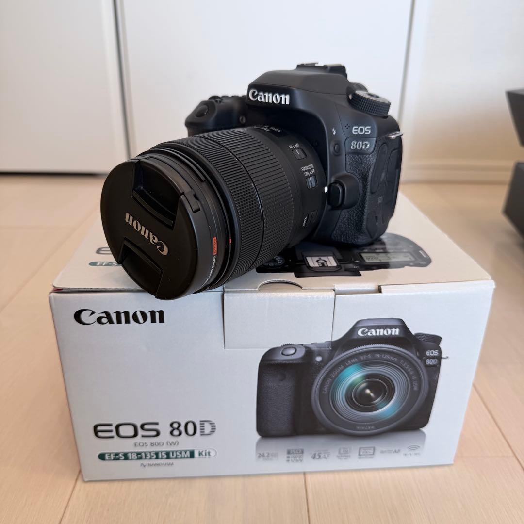 美品★EOS 80D EF-S 18-135mm IS USM★使用回数低