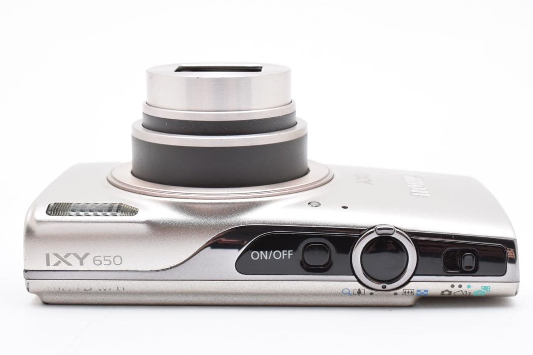 【美品】キヤノン CANON IXY 650 シルバー コンパクトデジタルカメラ