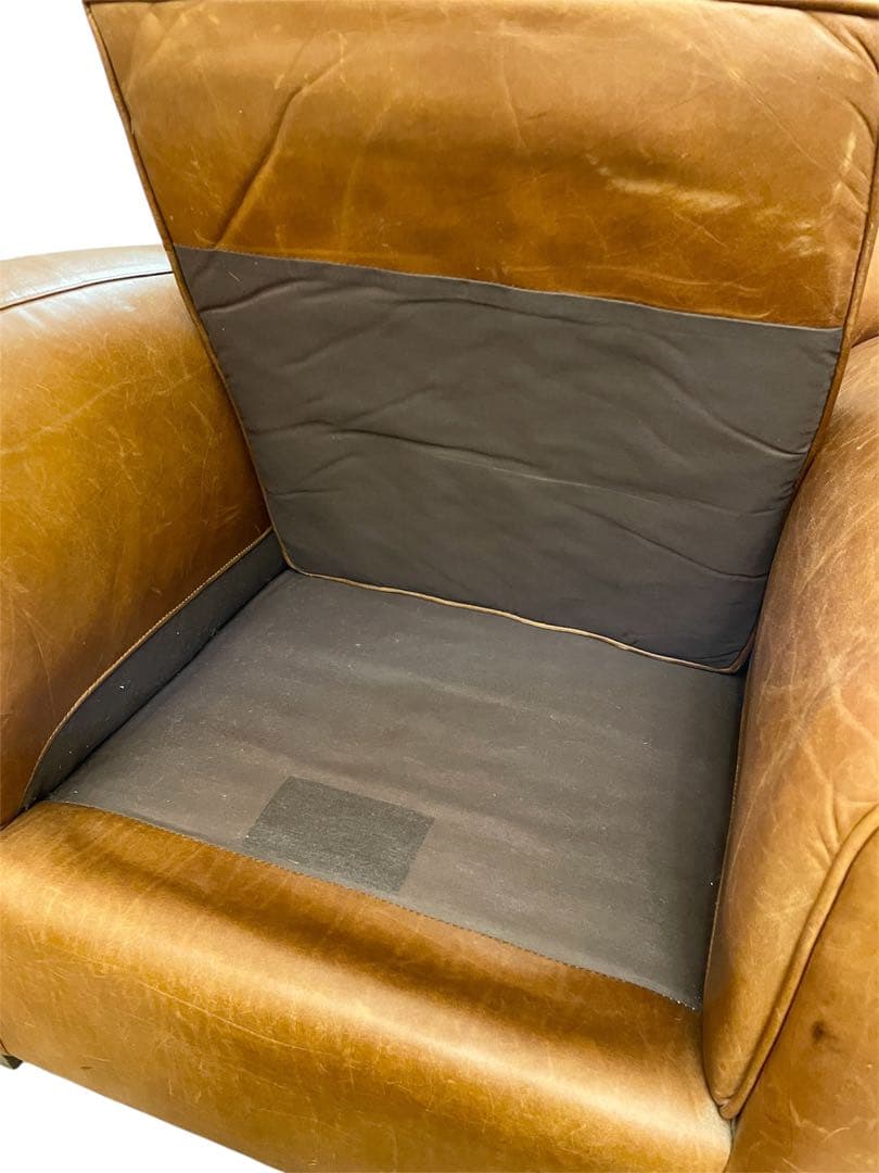 Vintage French Club Chair フレンチクラブチェア レザー