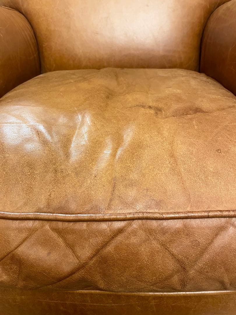 Vintage French Club Chair フレンチクラブチェア レザー