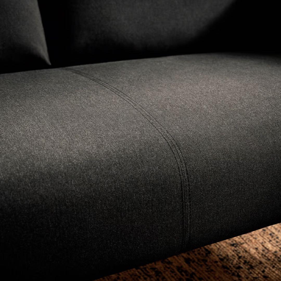 【送料込み】 ソファ ソファー 2人掛け 肘付き グレー グレイ 灰色 IKEA