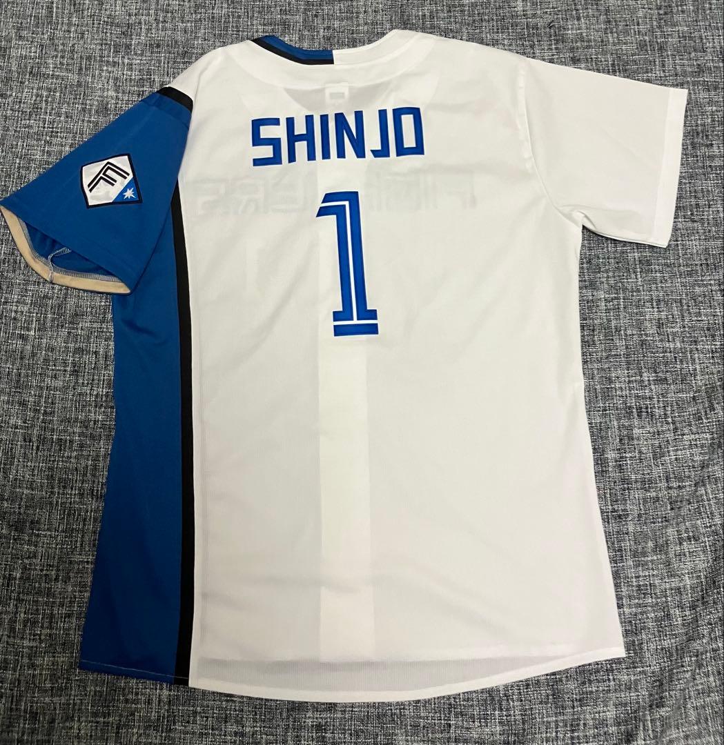 美品 未使用 SHINJO 新庄剛志 レプリカユニフォーム 送料込 Msize